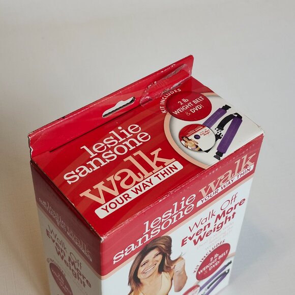 AMAZING Leslie Sansone Walking DVD Box Set BNIP RETRO Fitness WITH Belt and DVD - Picture 5 of 8